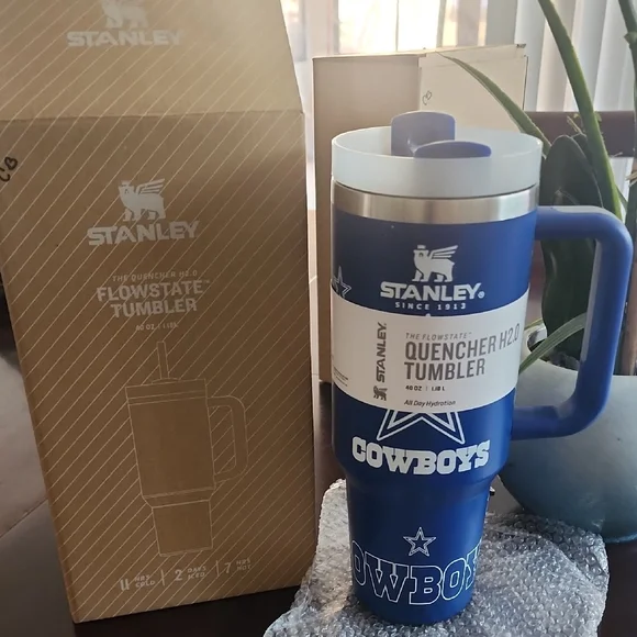Stanley Cowboys Blue Tumbler - Picture 1 of 3